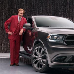 Ron Burgundy anchors new 2014 Dodge Durango advertising campaign in unique partnership with Dodge brand and Paramount Pictures upcoming film “Anchorman 2: The Legend Continues”
(The Dodge Brand/Paramount Pictures)
© 2013 Chrysler Group