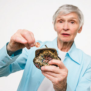 Logo: Senior woman (Corbis)