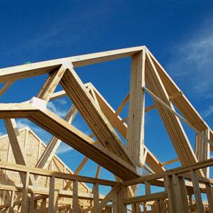 Home under construction -- Corbis