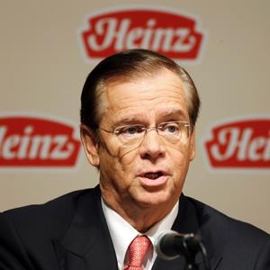 Heinz Company Chairman, President and CEO William R. Johnson during a news conference in Pittsburgh, Penn. on February 14, 2013 (© Jason Cohn/Newscom/Reuters)