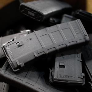 30-round capacity ammunition magazines inside the Magpul Industries plant, in Erie, Colo., on February 28, 2013 (© Brennan Linsley/AP)