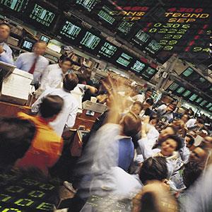 Stock traders (copyright Digital Vision/SuperStock)