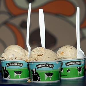 File photo of Ben & Jerry's ice cream (© Jamie McCarthy/Getty Images for Ben & Jerry's)