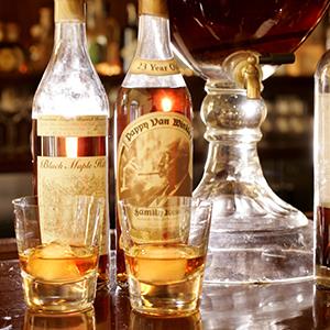 File photo of Pappy Van Winkle bourbon, center, at Cyrus restaurant in Healdsburg, Calif. (© Craig Lee/San Francisco Chronicle/Corbis)
