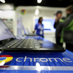 laptop running Google's Chrome OS