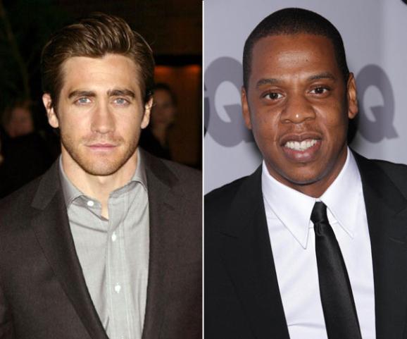 Jake Gyllenhaal and Jay-Z (Press Association)