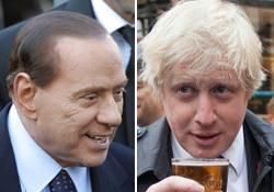 Silvio Berlusconi and Boris Johnson