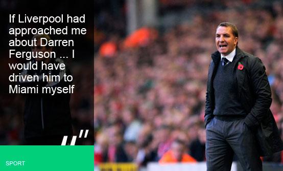 Brendan Rodgers is going to Anfield