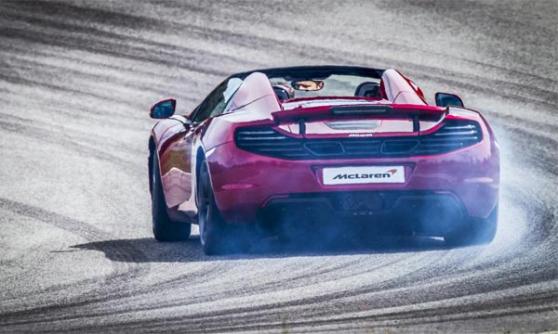 McLaren MP4-12C Spider drifting (c) McLaren Automotive