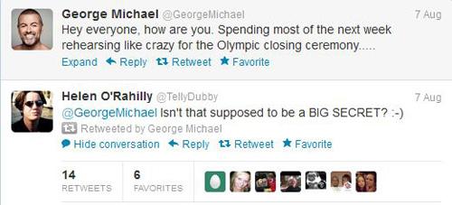 George Michael en Twitter