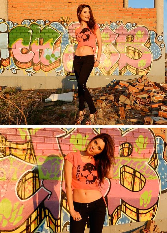 Camiseta Metalhead, vaquero Met, zapatos Jeffrey Campbell