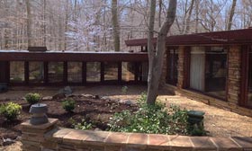 Frank Lloyd Wright’s Dudley Spencer House (Courtesy of Realtor.com)