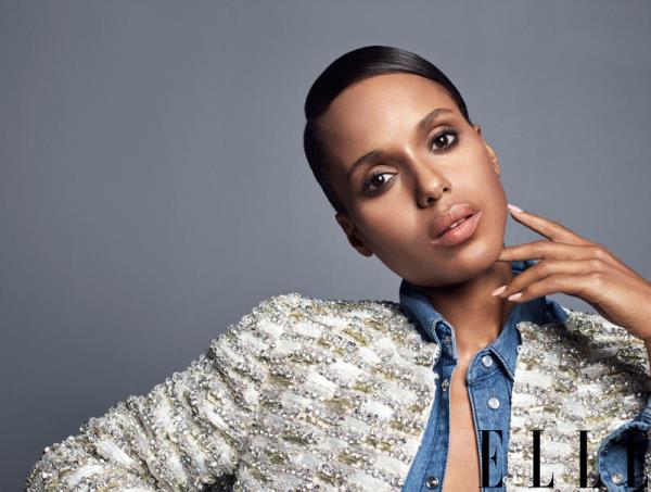 'Kerry Washington' '/' Elle
