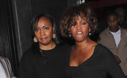 Pat and Whitney Houston