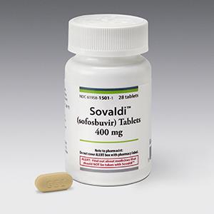Credit: Gilead Sciences/AP
Caption: The Hepatitis-C medication Sovaldi made by Gilead Sciences