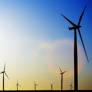 File photo of wind turbines (© Thomas Northcut/Lifesize/Getty Images)