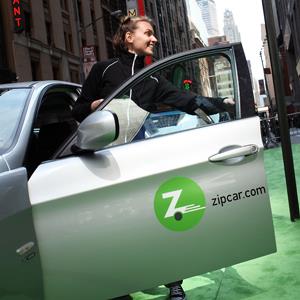 A woman demonstrates a Zipcar in New York City
© Spencer Platt/Getty Images