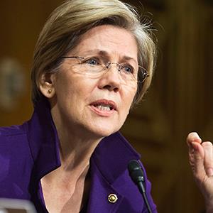 Caption: Senator Elizabeth Warren (D-MA) © Joshua Roberts/Reuters<br />