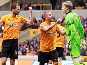Wayne Hennessey and Roger Johnson, Wolves