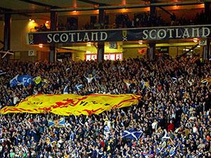 Sarah Crilly was picked from the crowd to play from the Scottish National women's team. 