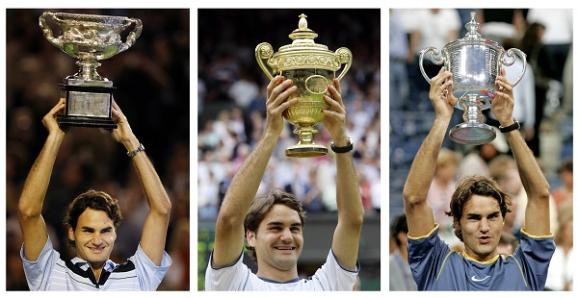 Roger Federer holds the record for most men's grand slam titles won.