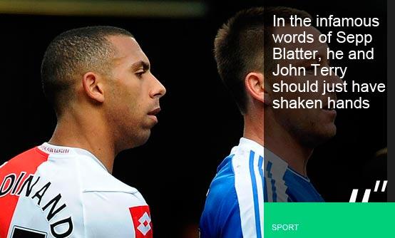 Anton Ferdinand and John Terry - PA