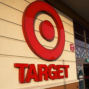 Credit: © Richard Levine/Alamy
Caption: A Target department store sign in New York