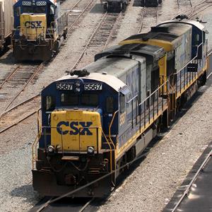 Railroad cars crowd the tracks at the CSX Transportation rail yard in Baldwin, Fla
© Oscar Sosa/AP