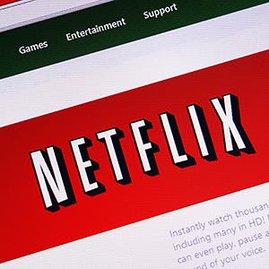 Netflix online DVD & movie rental site © Kevin Britland/Alamy