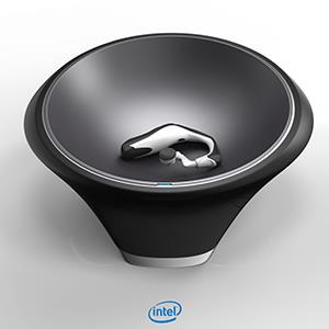 Intel's smart wireless charging bowl. Photo credit: Intel Corp.