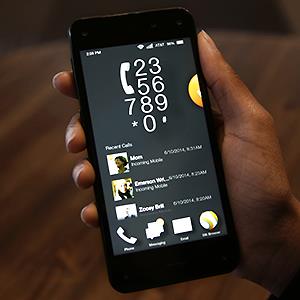 Credit: © Ted S. Warren/AP
Caption: The new Amazon Fire Phone