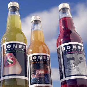 Jones Soda Company soda on display
© MANDEL NGAN/AFP/Getty Images