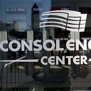 CONSOL Energy Center is reflected in Pittsburgh © Keith Srakocic/AP