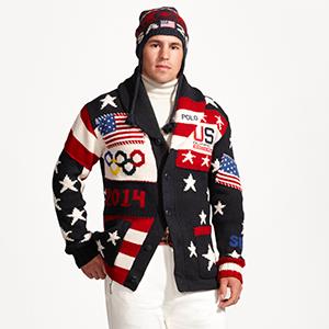 Caption: Ralph Lauren’s official uniform for Team USA for the 2014 Winter Olympic games in Sochi, Russia
Credit: © Ralph Lauren/AP